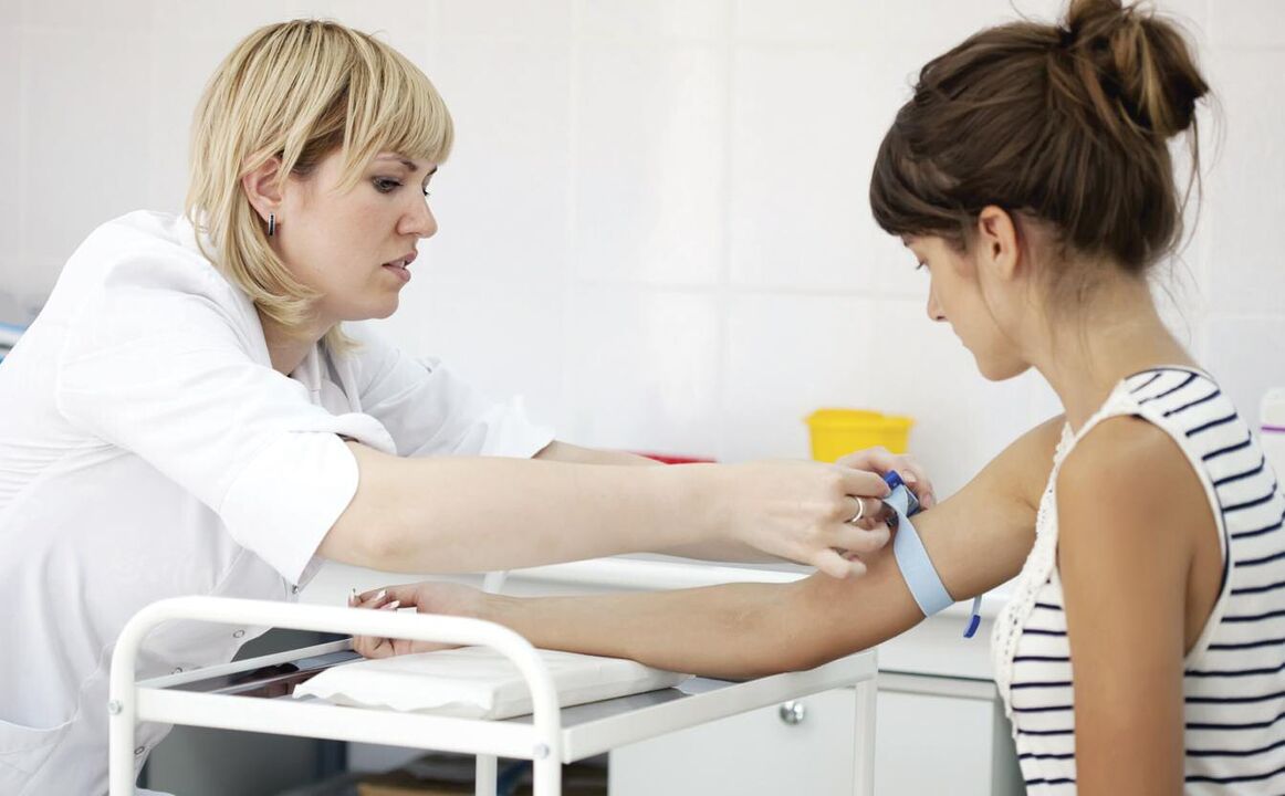 Análisis de sangre para parásitos