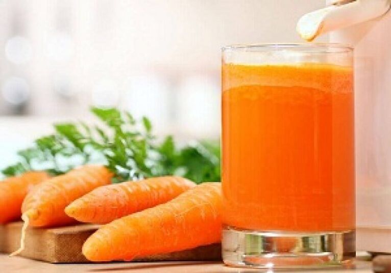 El jugo de zanahoria en la lucha contra las lombrices es adecuado tanto para adultos como para niños.